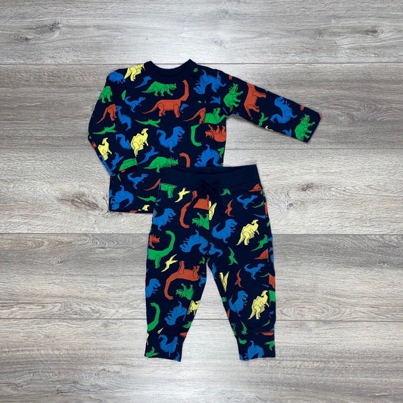 Like New GAP Dinosaur Long Sleeve Shirt 12-18 Months - Picture 10 of 10